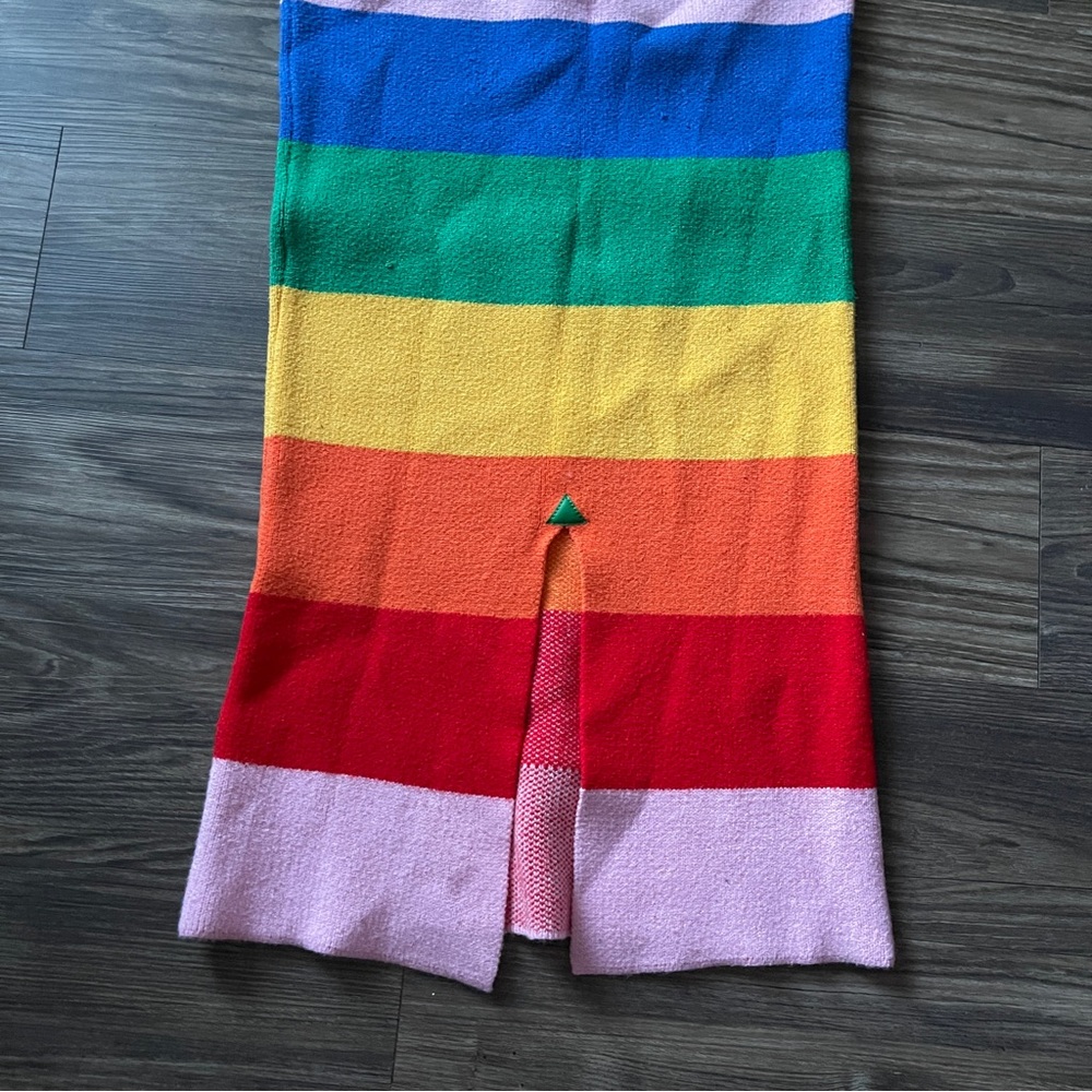 Dressed in Lala Dancing Queen Knit Maxi Skirt in Rainbow - Picture 5 of 9
